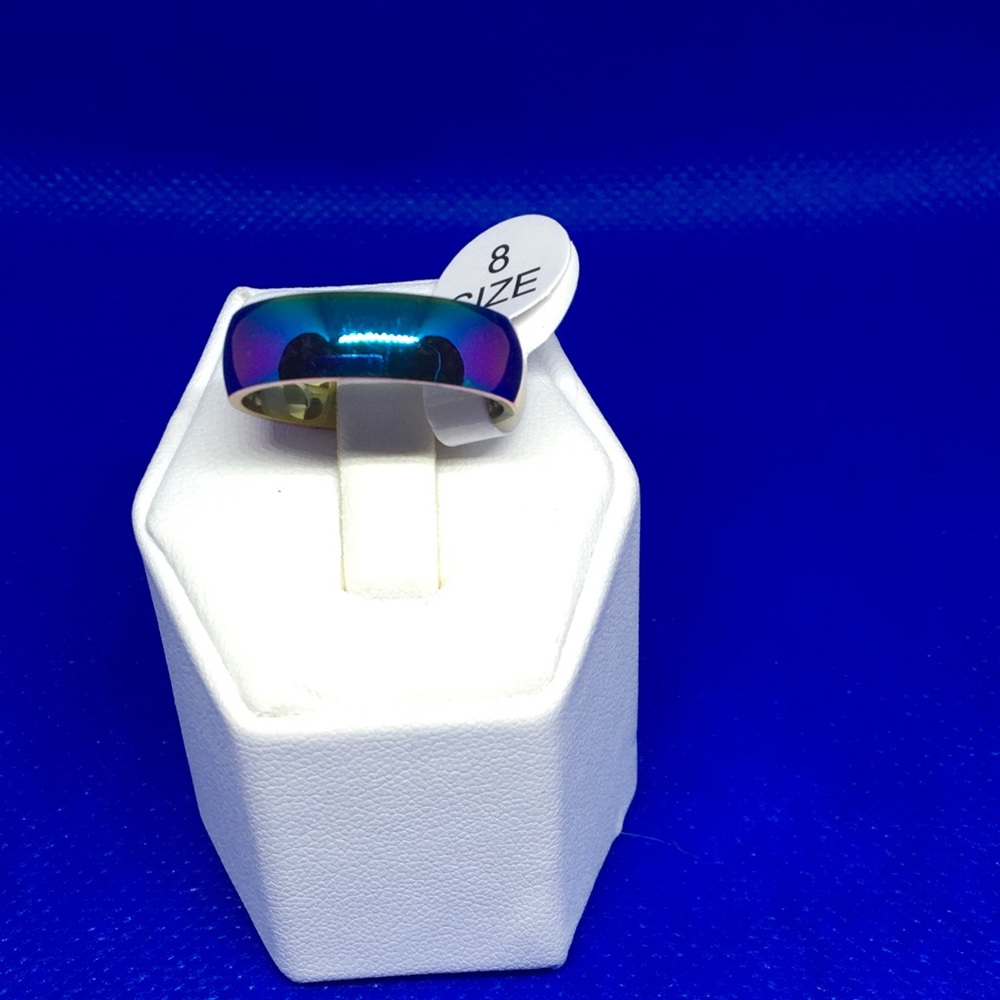 Stainless Steel Rainbow Band - Picture 5 of 5